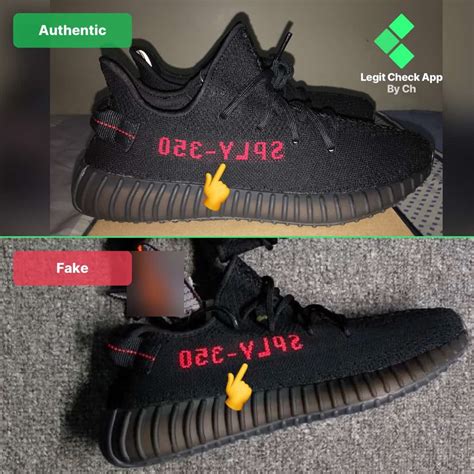 shoe adidas boost yeezy black real vs fake|yeezy boost 350 v2 black.